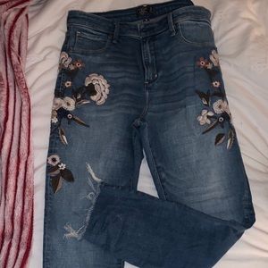 Abercrombie Embroidered Jeans